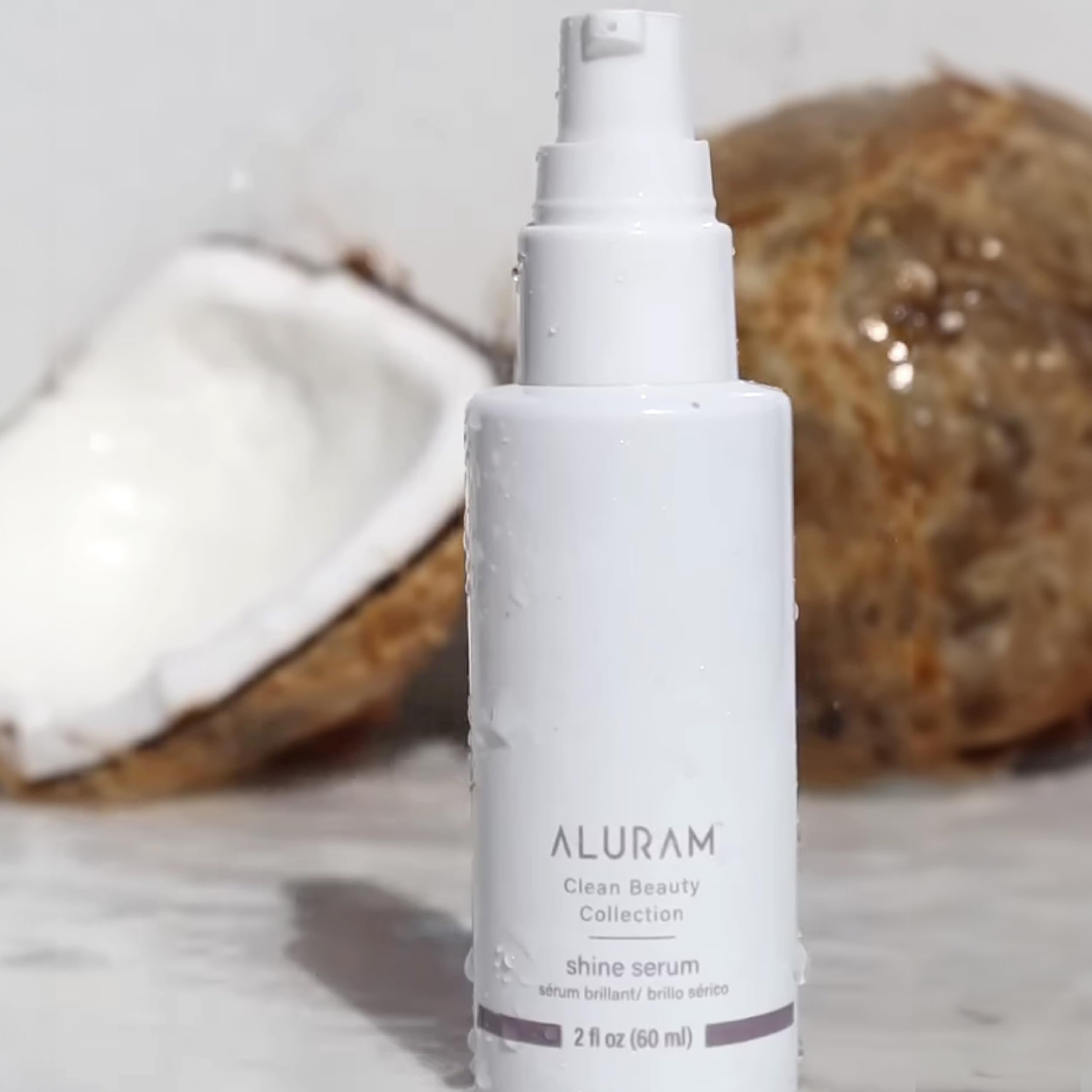 ALURAM Coconut Water Based Shine Serum, 2 Fl Oz